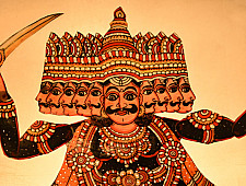 Tell Tale ♣ Leather Puppets ♣ Lankapati Ravana { 12 }